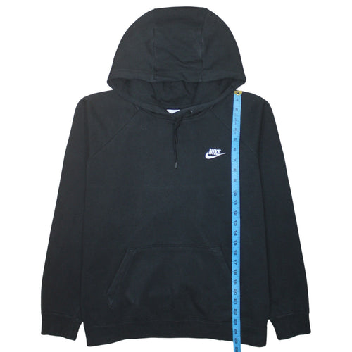 Nike Womens Black XL Pullover Hoodie Cotton Blend Sportswear