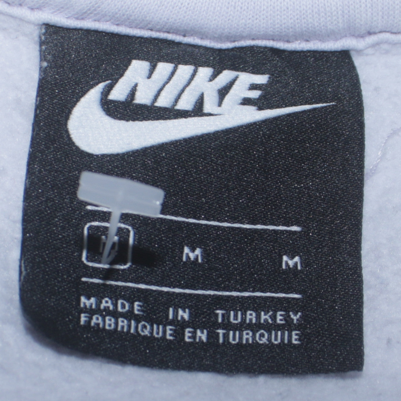 Nike Womens White Cotton Blend Pullover Sweatshirt M