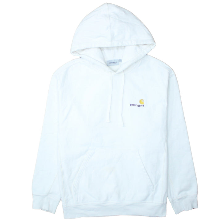 Carhartt WIP Men's White L Pullover Hoodie Fleece Sweatshirt