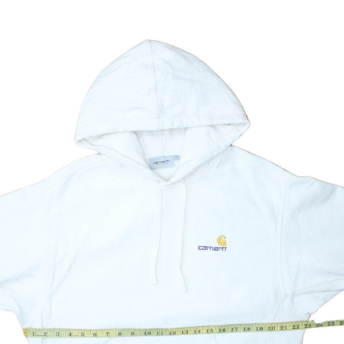 Carhartt WIP Men's White L Pullover Hoodie Fleece Sweatshirt