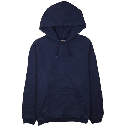 GAP Men's Blue Pullover Hoodie Medium Fleece Sweatshirt
