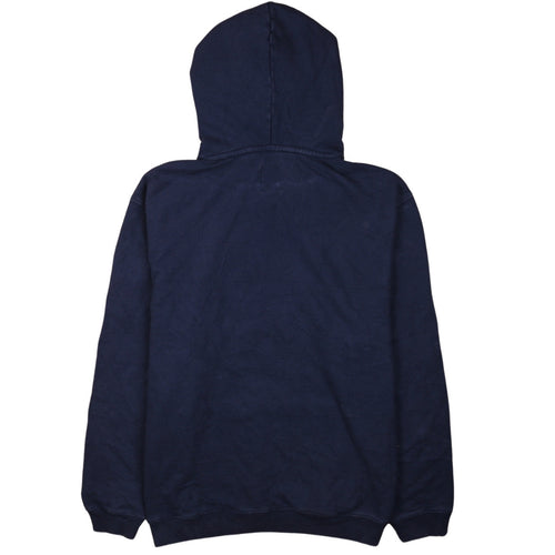GAP Men's Blue Pullover Hoodie Medium Fleece Sweatshirt