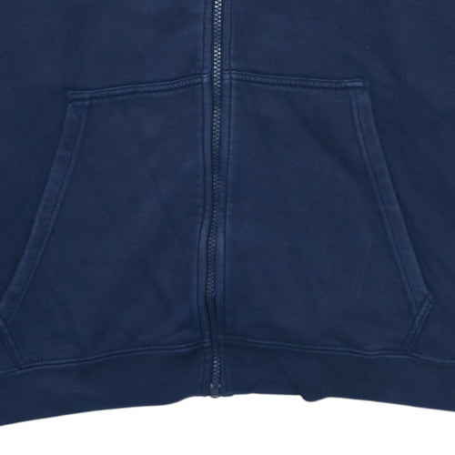 Nike Men's Blue Full Zip Hoodie Size L Sportswear
