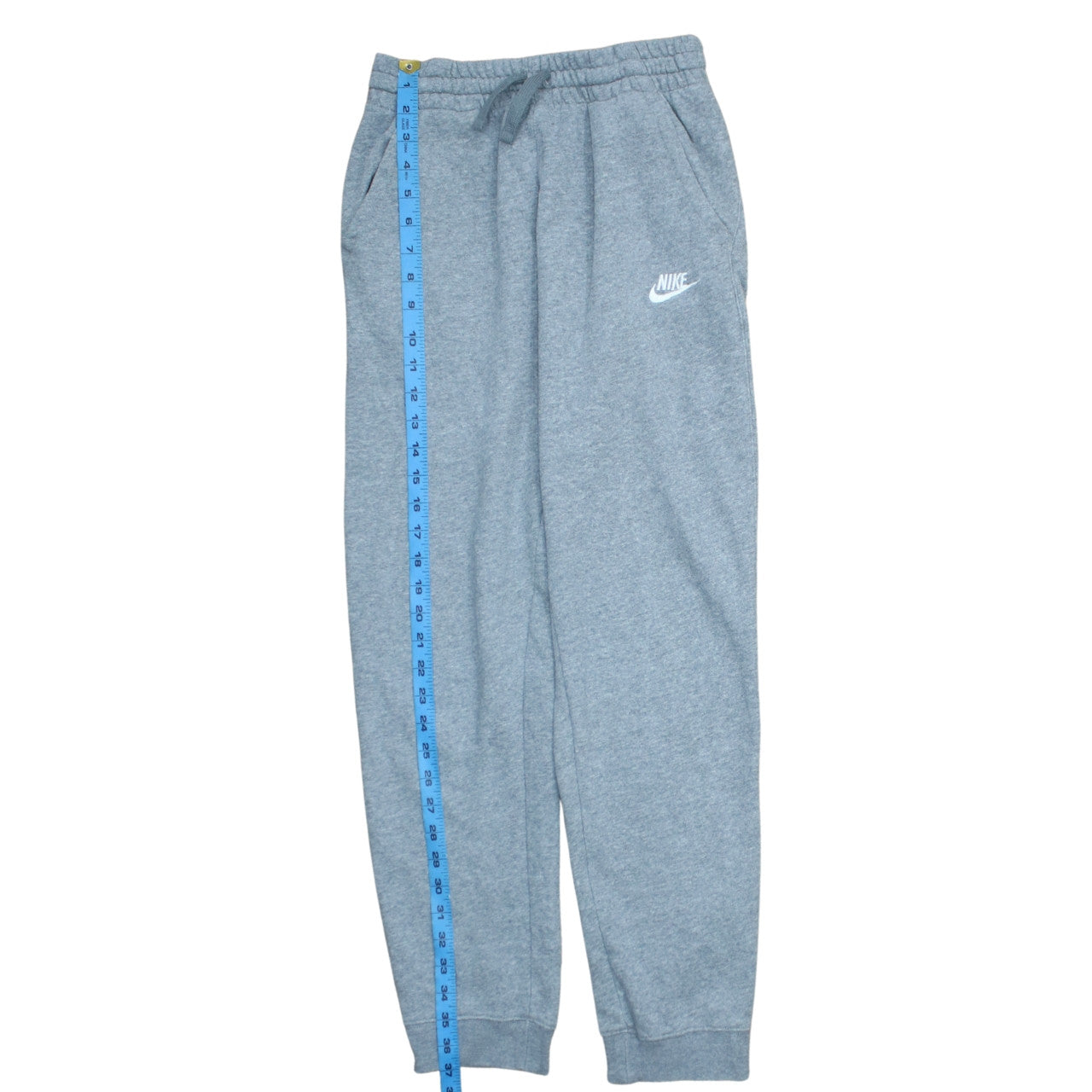 Nike Boys Grey XL Jogger Sweatpants with Drawstring Waist and Pockets