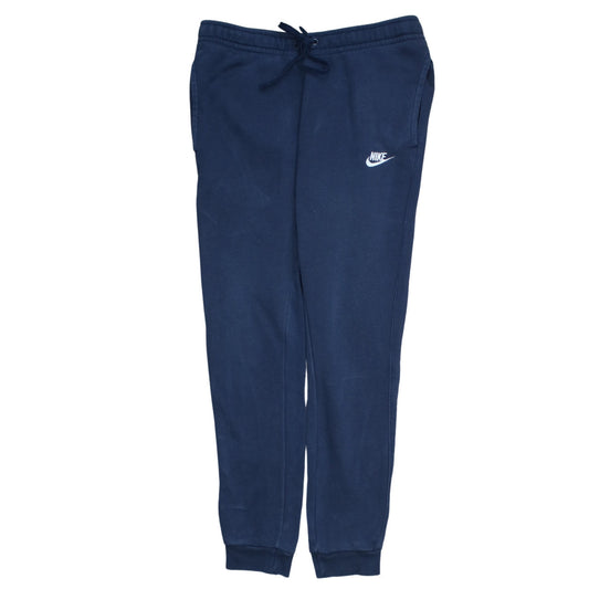 Nike Men's Blue Fleece Jogger Sweatpants Size S Drawstring Tapered Fit