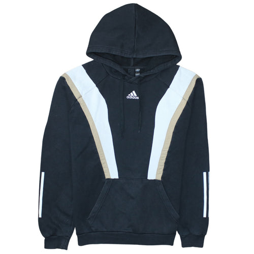 Adidas Men’s Black Pullover Hoodie S Logo Sports Fleece Sweatshirt