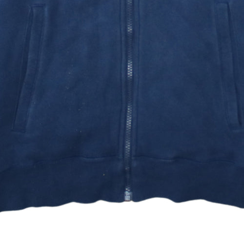 Adidas Men’s Blue Sport Essentials Full Zip Hoodie Size S