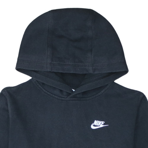 Nike Boys Black XL Pullover Hoodie Sweatshirt Cotton Blend