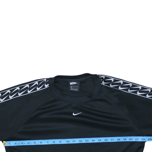 Nike Men's Black Crew Neck Logo Pullover Sweatshirt Size M