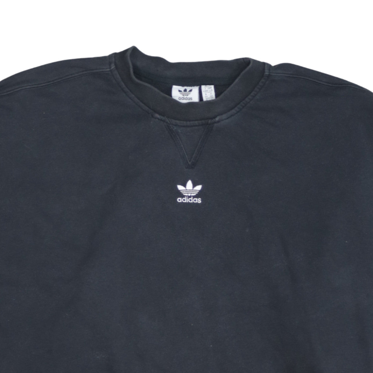 adidas Women's Black Crew Neck Pullover Sweatshirt Size 18