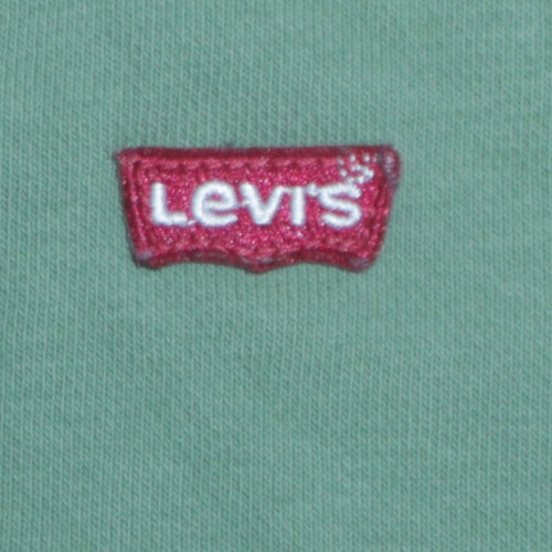 Levi's Men's Green Crew Neck Fleece Sweatshirt Size S Regular Fit