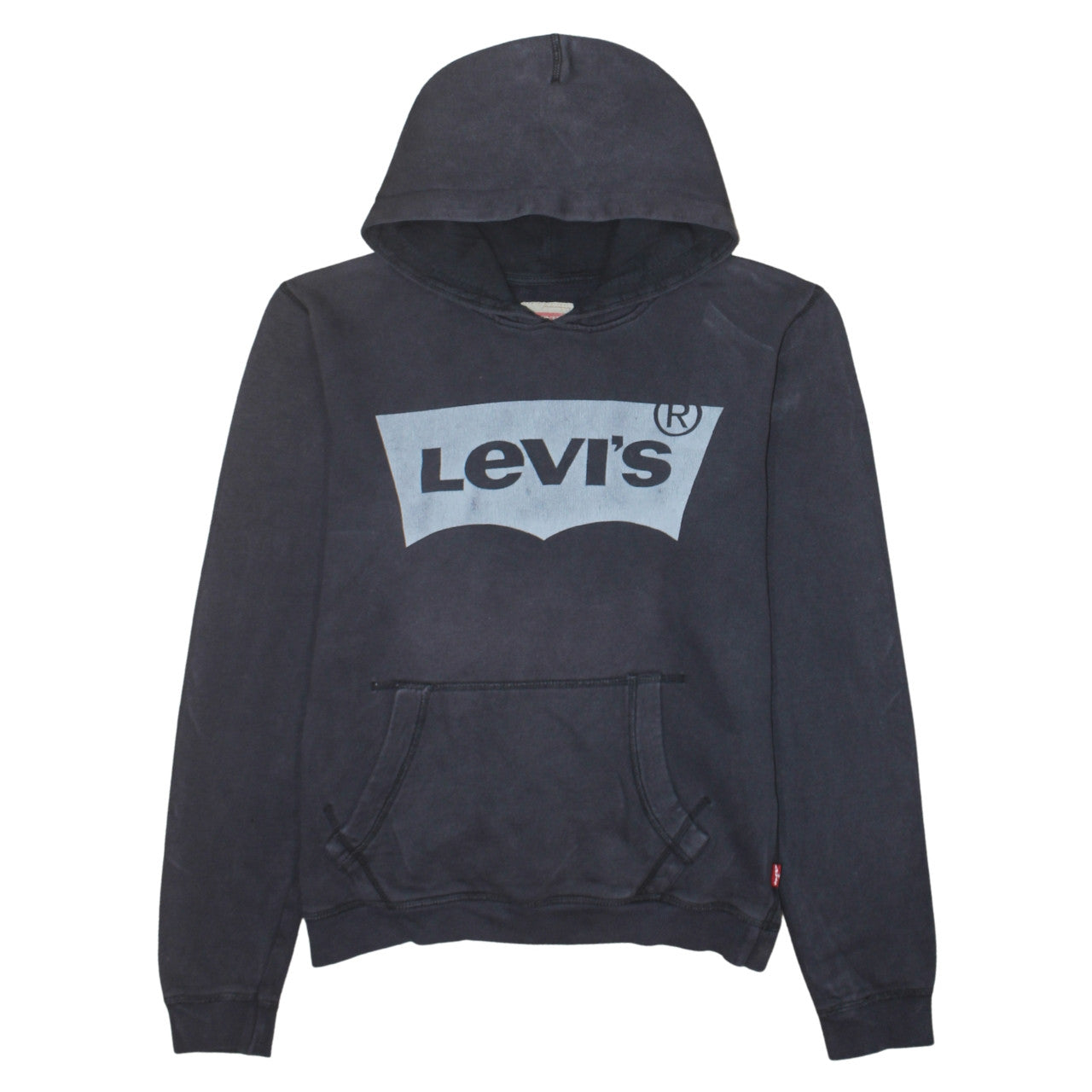 Levi’s Women’s Black Size 16 Cotton Logo Pullover Hoodie
