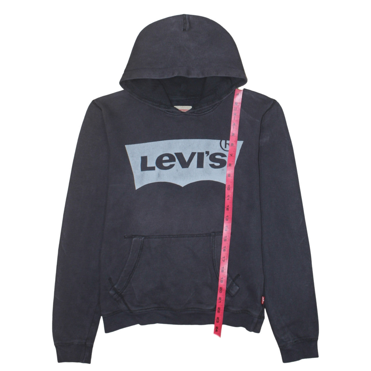 Levi’s Women’s Black Size 16 Cotton Logo Pullover Hoodie