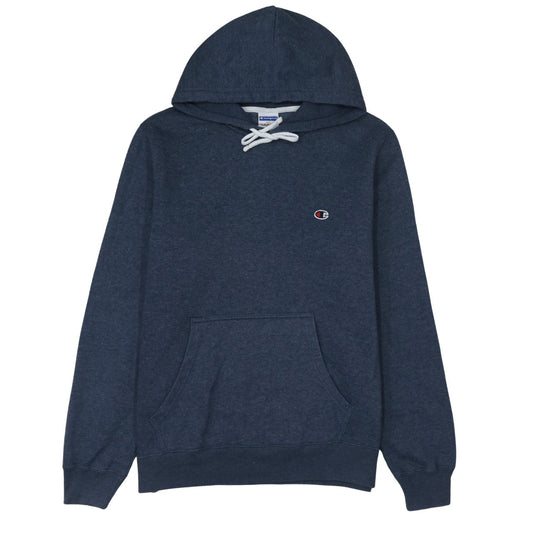 Champion Women’s Navy Blue Pullover Hoodie Large Cotton Blend