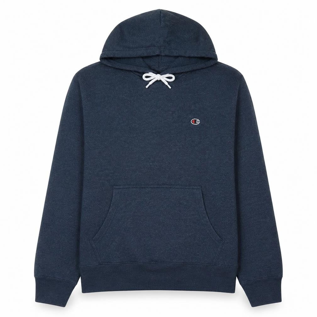 Champion Women’s Navy Blue Pullover Hoodie Large Cotton Blend