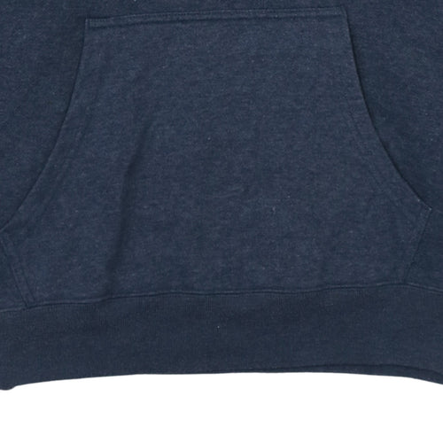 Champion Women’s Navy Blue Pullover Hoodie Large Cotton Blend