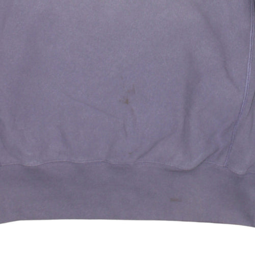 Champion Womens Purple XL Reverse Weave Cotton Sweatshirt