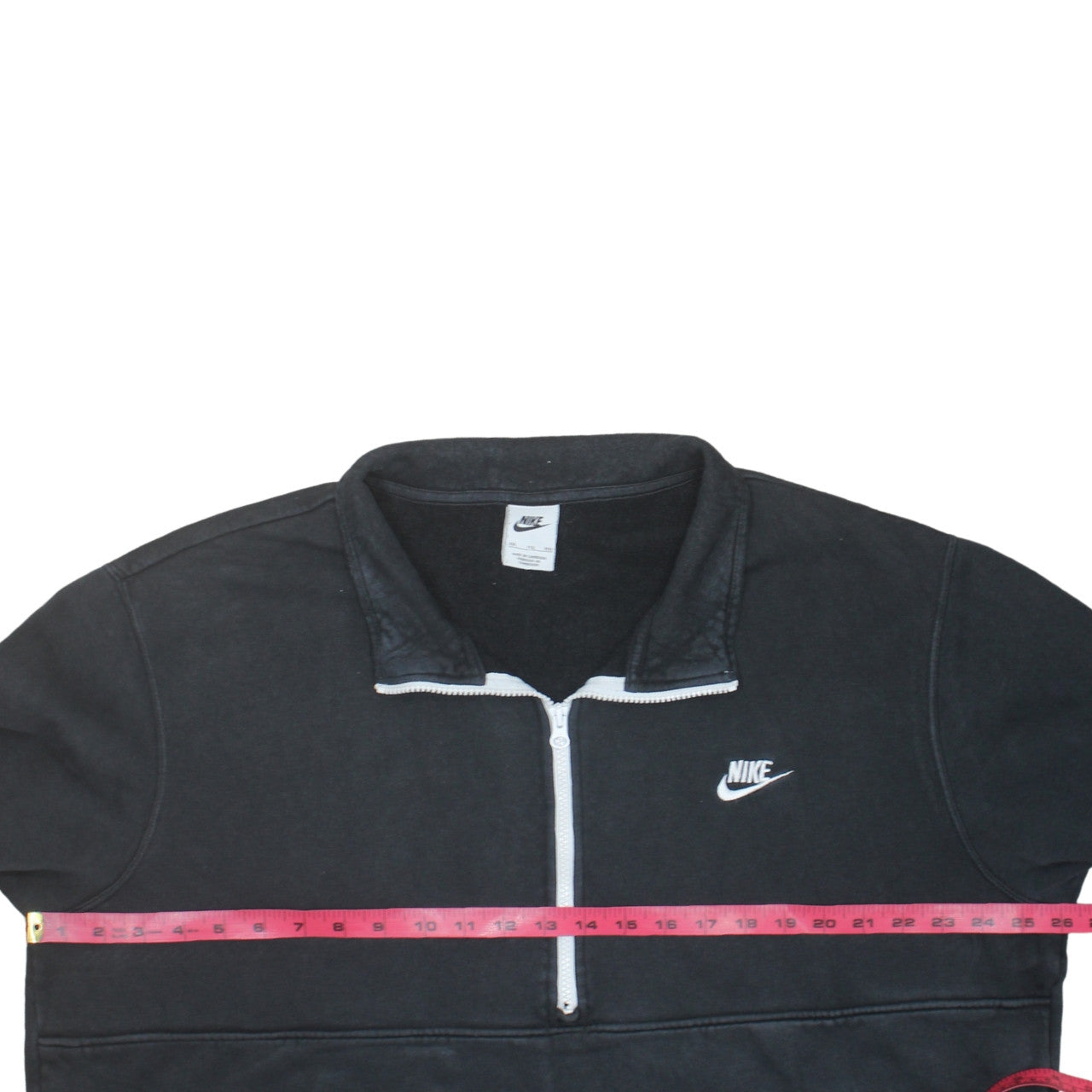 Nike Men's Black 1/2 Zip Fleece Sweatshirt 2XL Regular Fit
