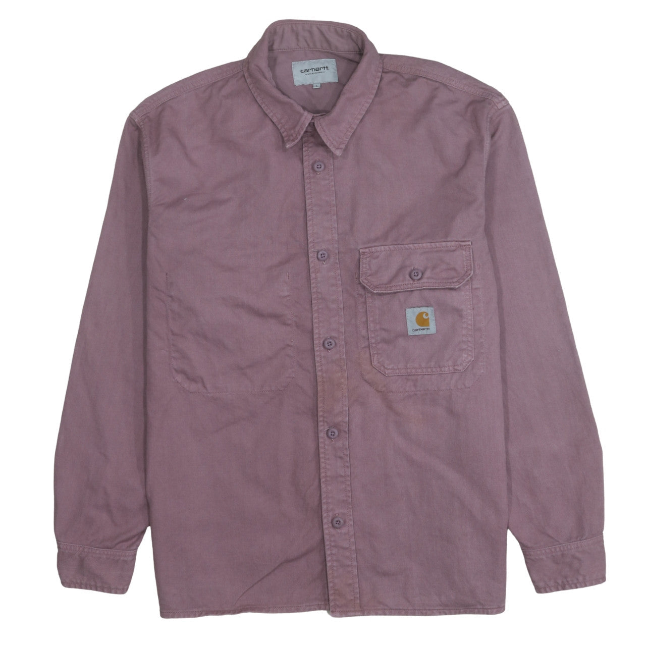 Carhartt WIP Men’s Purple Cotton Reno Shirt Jac L Workwear Jacket