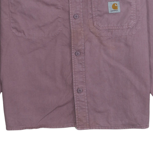 Carhartt WIP Men’s Purple Cotton Reno Shirt Jac L Workwear Jacket
