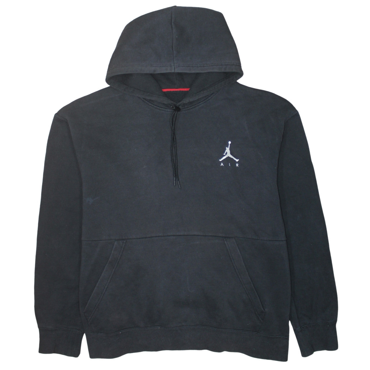 Jordan Men's Black 2XL Pullover Hoodie Embroidered Logo Fleece