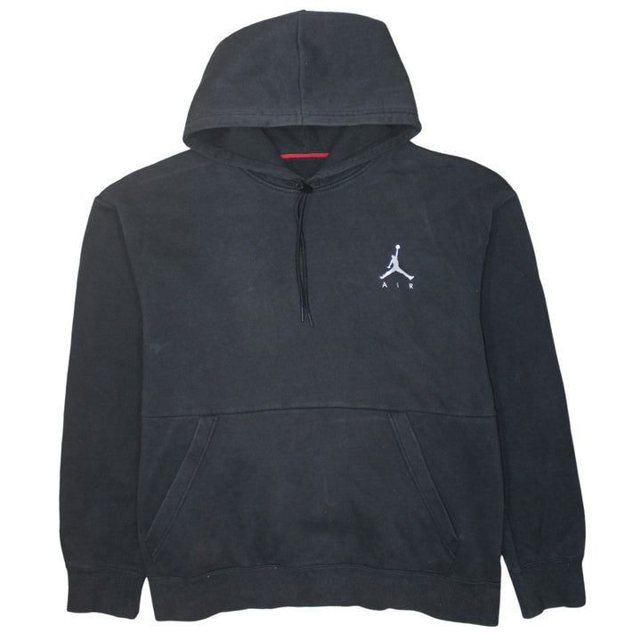 Jordan Men's Black 2XL Pullover Hoodie Embroidered Logo Fleece