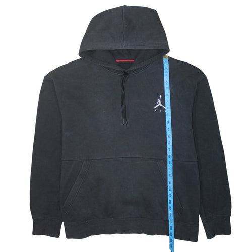 Jordan Men's Black 2XL Pullover Hoodie Embroidered Logo Fleece