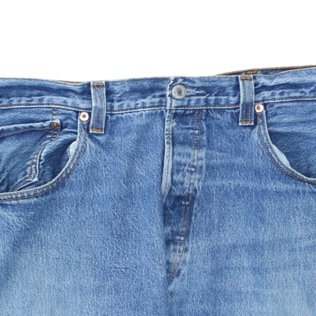 Levi's 501 Men's Blue Denim Shorts Size L 38in Regular Fit