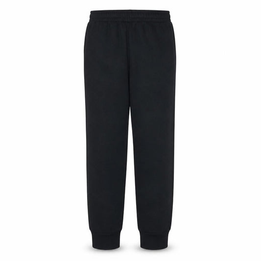 Front view of Puma Men's Black Jogger Sweatpants S Regular Fit Fleece Activewear