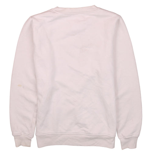 Kappa Men's White Small Logo Crew Neck Sweatshirt