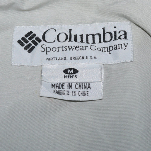 Columbia Men's Beige Full Zip Outdoor Hiking Jacket M