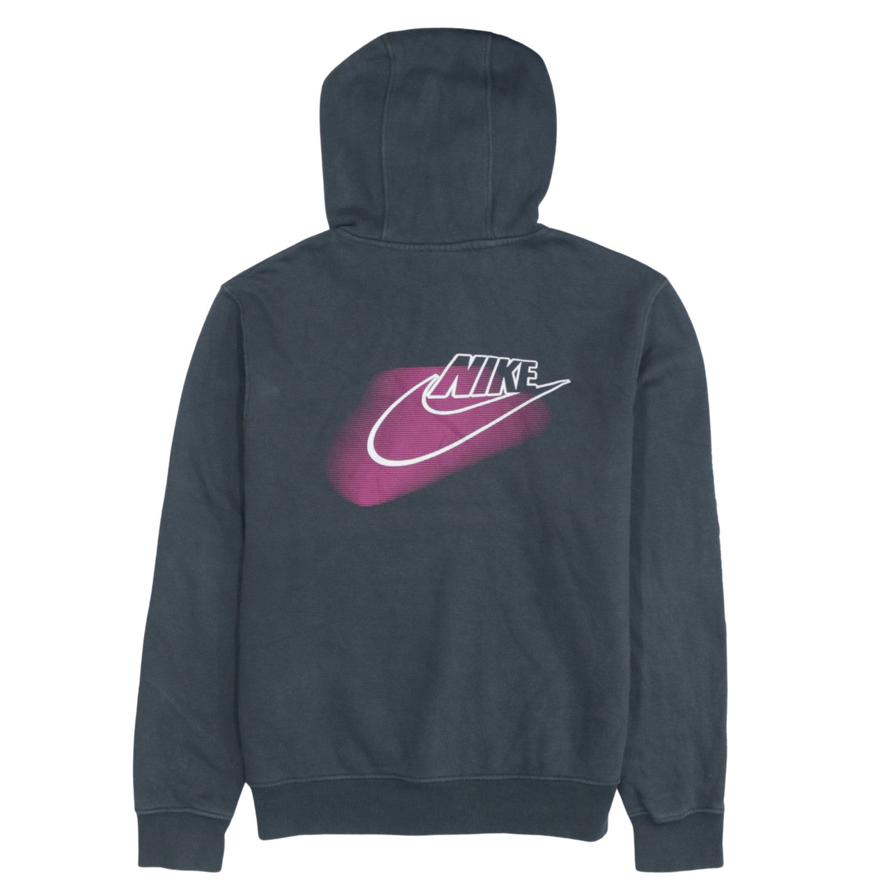 Nike Women Black Small Pullover Hoodie Cotton Blend Sportswear