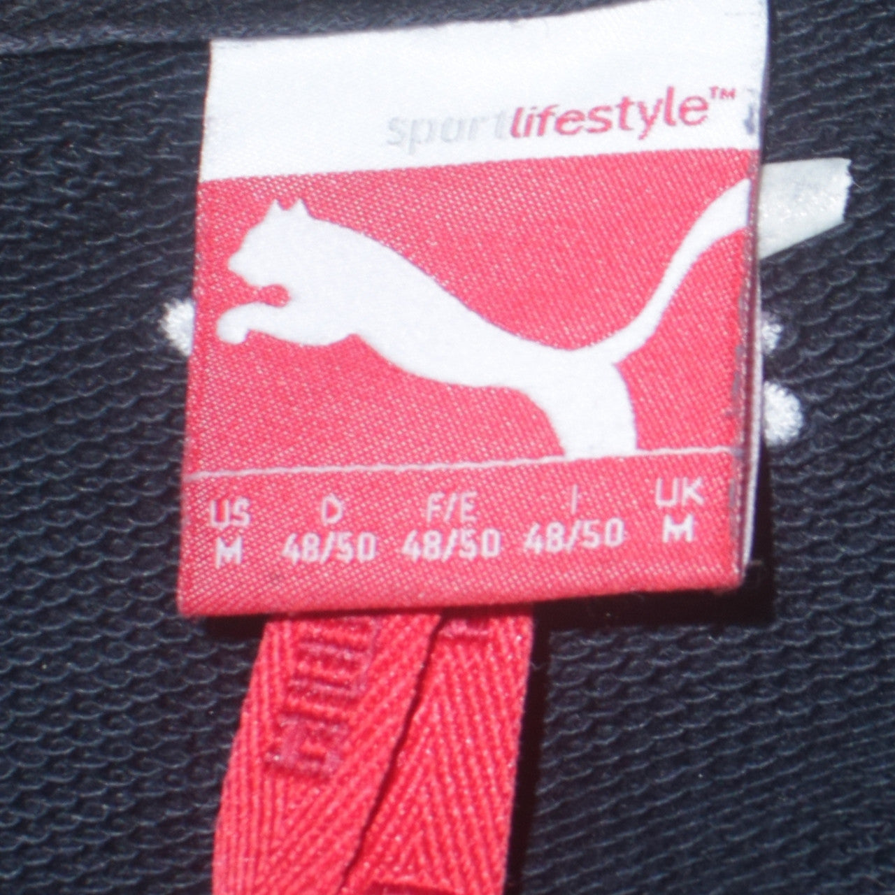 Puma Men's Black Full Zip Sports Sweatshirt Size M