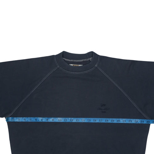 Lee Men's Blue Pullover Sweatshirt Size L Classic Crew Neck