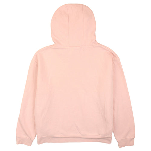 Disney Women Pink Hooded Pullover Hoodie L Mickey & Minnie Graphic