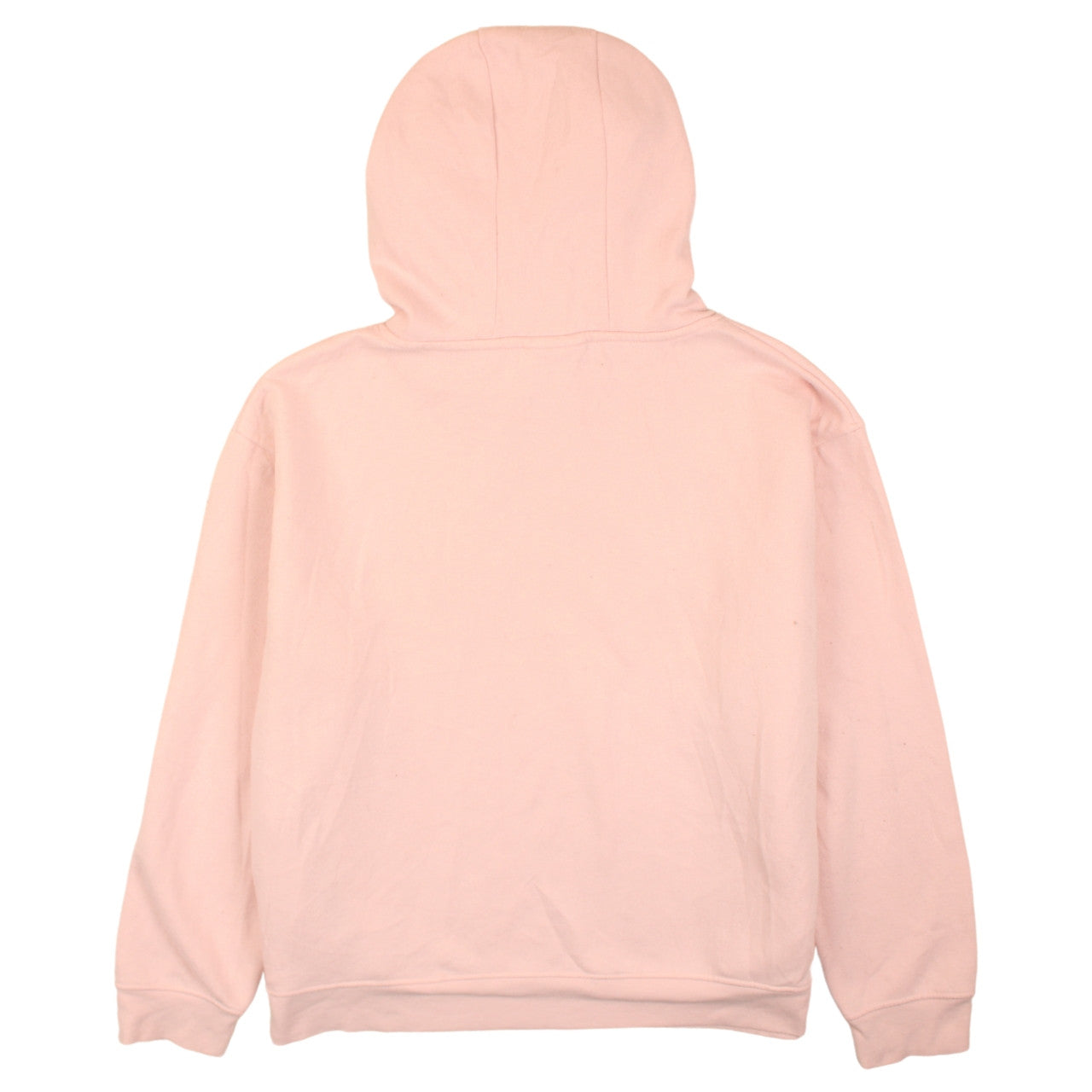 Disney Women Pink Hooded Pullover Hoodie L Mickey & Minnie Graphic