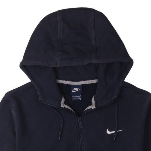 Nike Men's Blue Full Zip Hoodie Size L Sports Fleece Sweatshirt