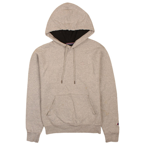 Champion Men Grey Pullover Hoodie Small Regular Fit Athletic