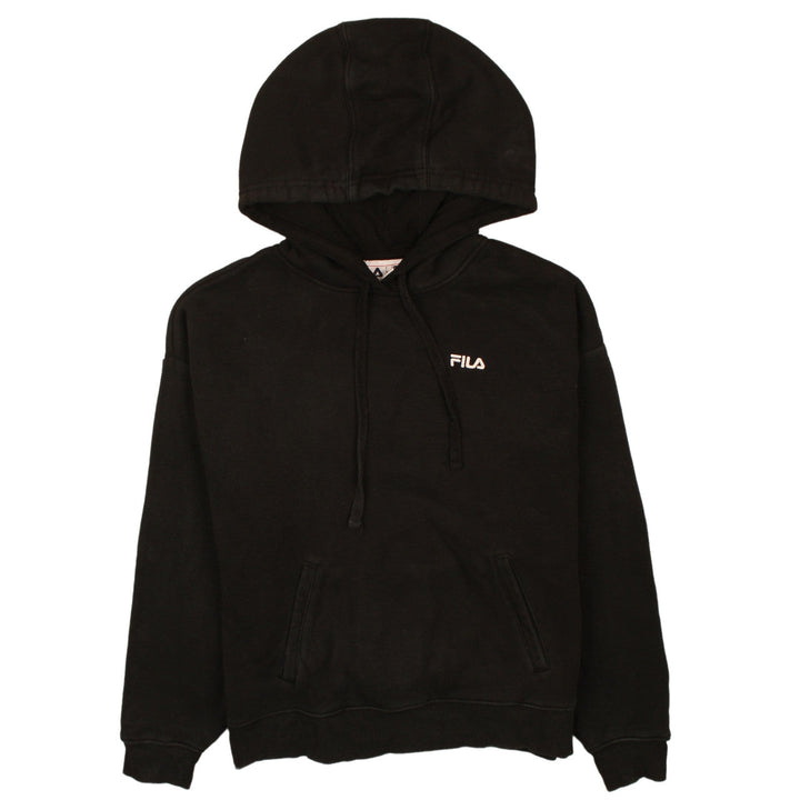 Fila Men's Black Pullover Hoodie Small Regular Fit