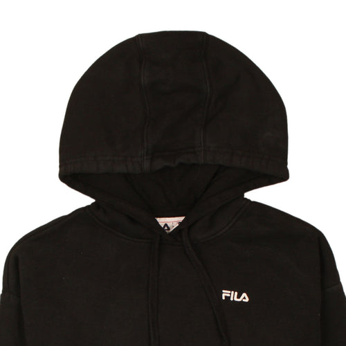 Fila Men's Black Pullover Hoodie Small Regular Fit