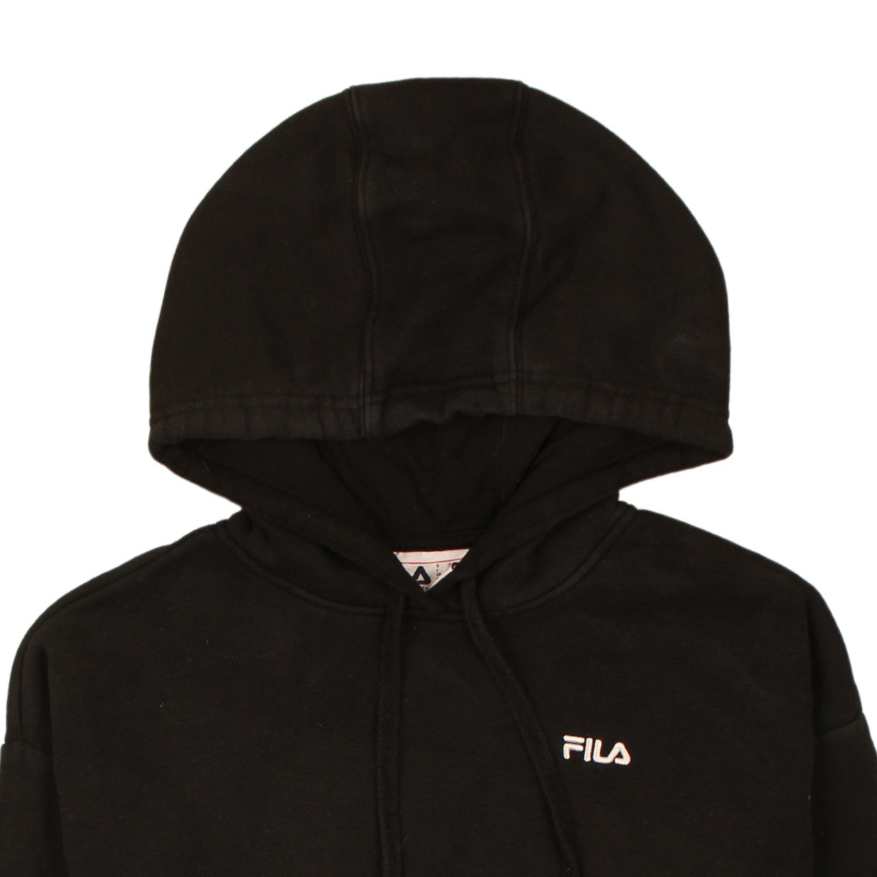 Fila Men's Black Pullover Hoodie Small Regular Fit