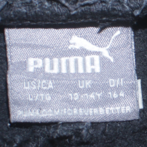 Puma Boys Black 13-14 Years Jogger Sweatpants Regular Fit Activewear