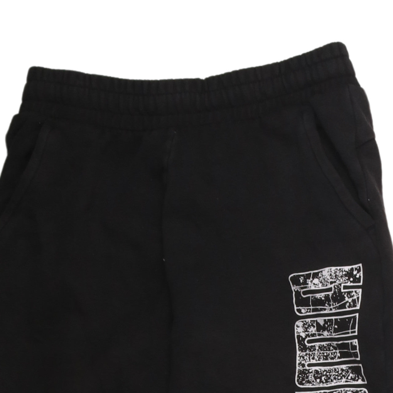 Puma Boys Black 13-14 Years Jogger Sweatpants Regular Fit Activewear