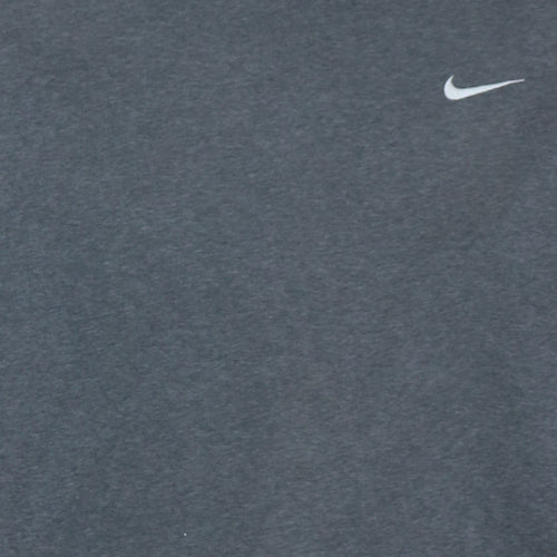 Nike Men’s Grey XL Pullover Crew Neck Logo Sweatshirt