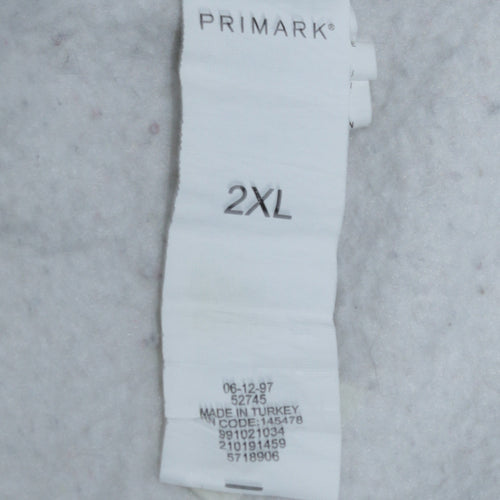 Primark NFL Giants Grey 2XL Men's Pullover Hoodie with Logo