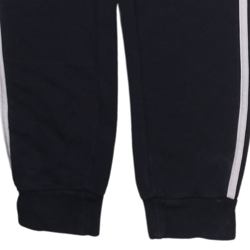 adidas Womens Black M Track Pants with Side Stripes