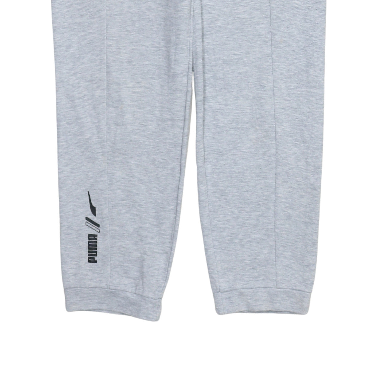 Puma Men’s Grey Jogger Trousers Size S Elastic Waist Activewear