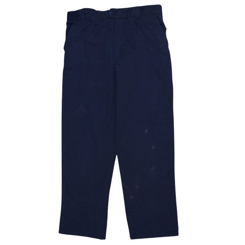 Dickies Men's Blue Workwear Trousers Size 36R Polyester Cotton