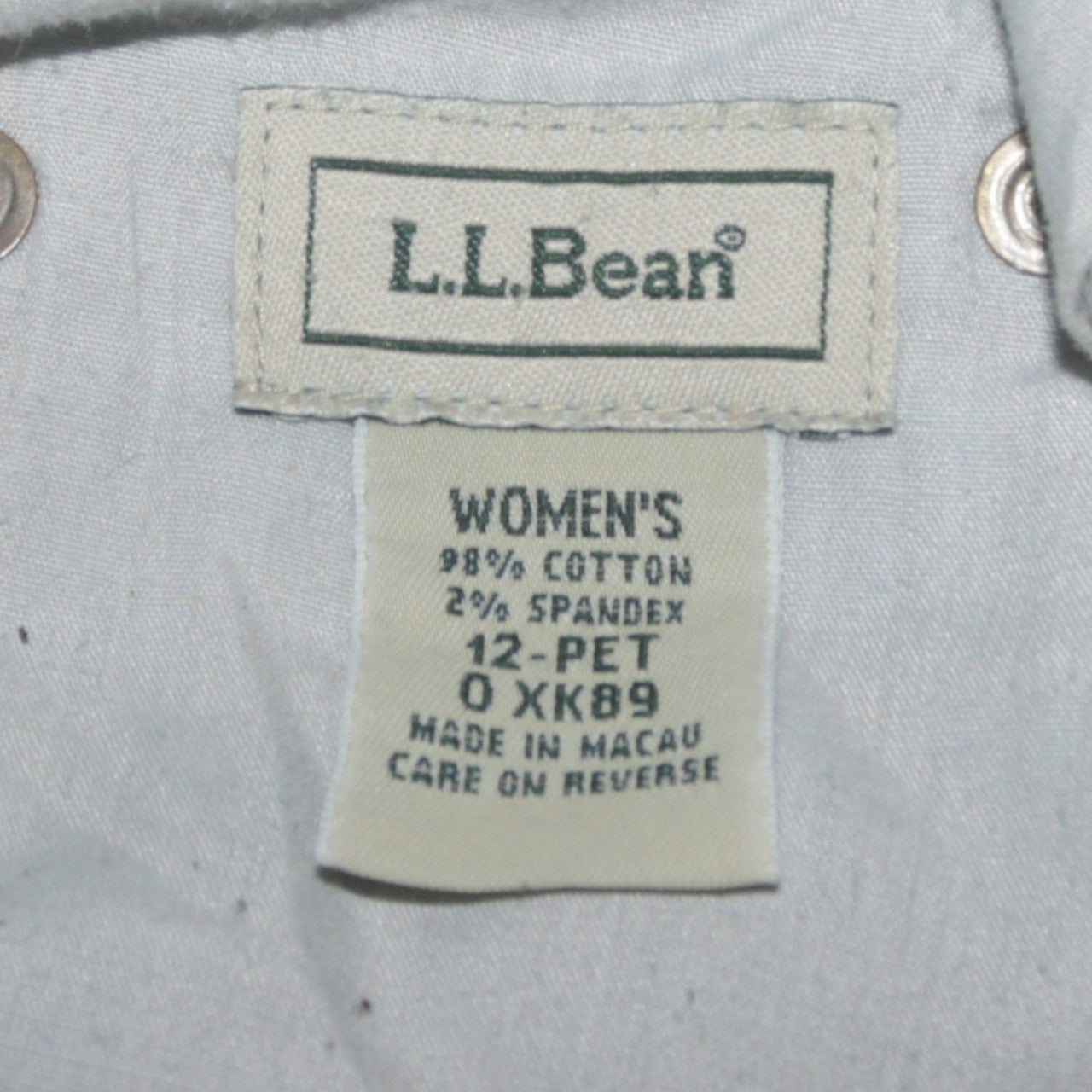 L.L.Bean Women's Blue Straight Leg Petite Jeans Size 12