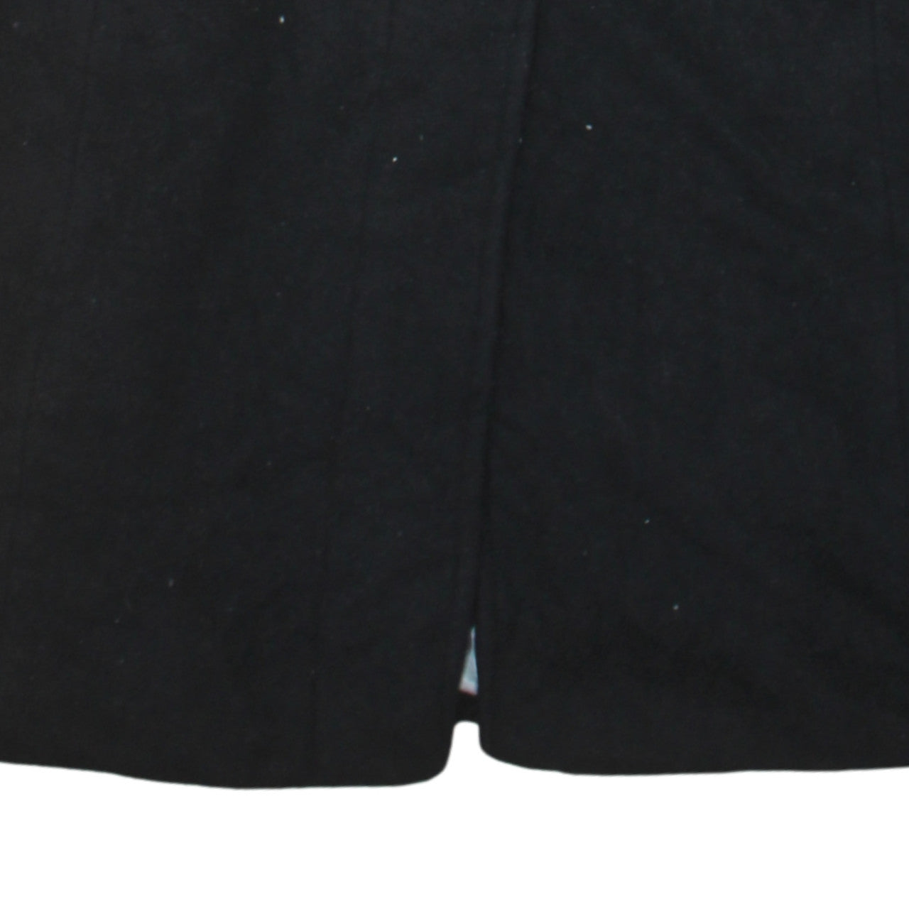 Barbour Men's Black Wool Dress Tartan Lined Mid-Length Coat Size 42